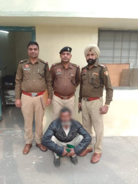सेक्टर-19 औद्योगिक क्षेत्र में मजदूर पर चाकू से हमला करने वाला आरोपी पंजाब के पटियाला से गिरफ्तार